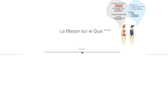 Desktop Screenshot of lamaisonsurlequai.com